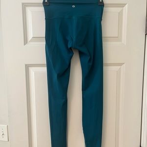 Lululemon Leggings - Teal Green - Size 4 - Like New